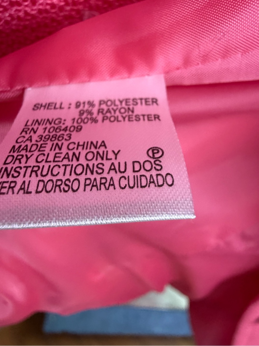 Tahari Arthur S. Levine Women’s Pink Textured Button-Front Jacket Size 12 - Picture 9 of 10